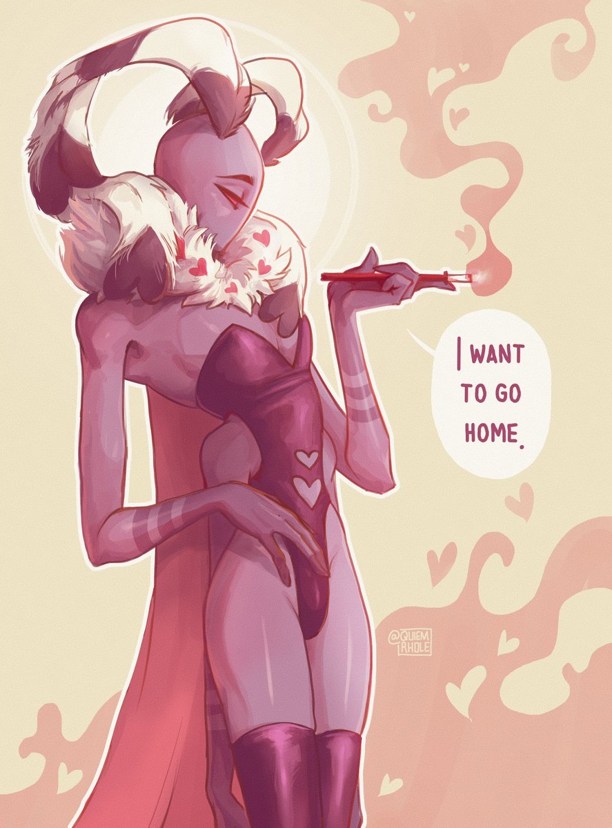 quiem_rhole's tweet photo. Young Val, freshly arrived in Hell, feeling homesick of the time he was alive.

🦋💔

#hazbinhotel #hazbinhotelfanart #hazbinhotelvalentino https://t.co/GHo79kdaUf