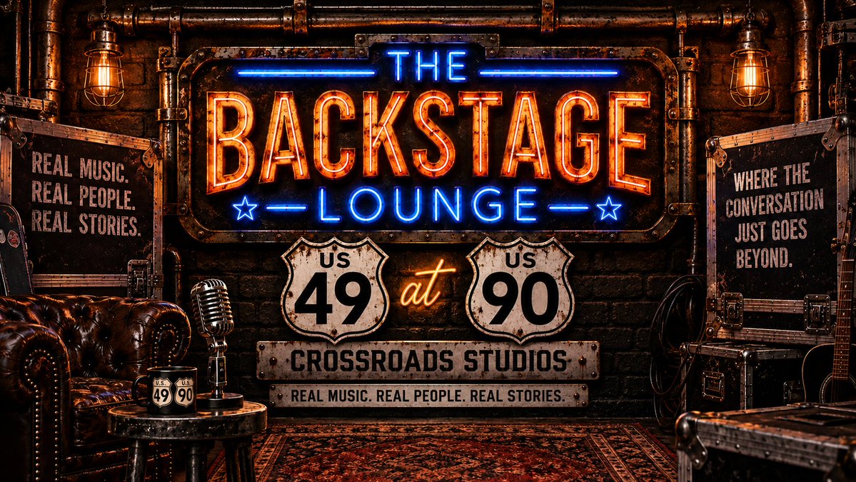 TheYetiRadio's tweet photo. WELCOME TO THE BACKSTAGE LOUNGE.
Behind the music. Behind the scenes. Real conversations.
The artists, the stories, and the people behind the music.
Real People. Real Stories. https://t.co/UKQGPq6Vqw
#BackstageLounge #4990CrossroadsStudios #MusicInterviews https://t.co/Si7FugBFkS