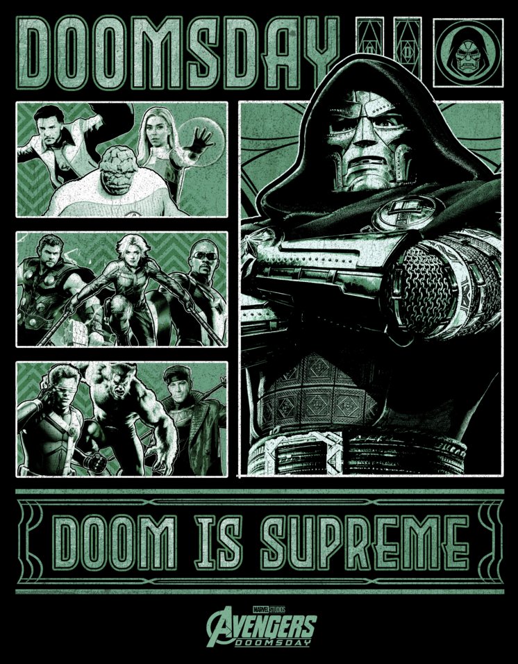 DoomArchive's tweet photo. New promo art for Avengers: Doomsday https://t.co/xAGsE3lRrE