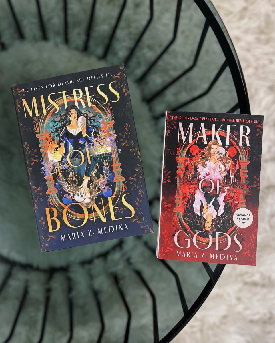 WednesdayBooks's tweet photo. In the swashbuckling finale to the Mistress of Bones duology, a necromancer and the God of Death must outwit the Gods themselves—or end the world trying

Maria Z. Medina’s MAKER OF GODS is coming out on December 8th! Learn more here: https://t.co/8HQAAzebsw https://t.co/yNqNBnPF9r