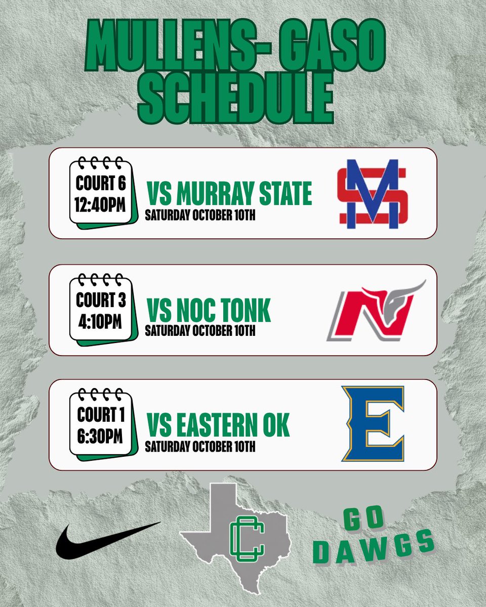 ClarendonHoops's tweet photo. Another opportunity 🐶

Come check us out in Duncanville this Saturday at the Mullens-GASO Jamboree 💪

12:40pm Court 6 vs Murray State
4:10pm Court 3 vs NOC Tonk
6:30pm Court 1 vs Eastern OK

#TheStandard https://t.co/MRzhuC2SeF
