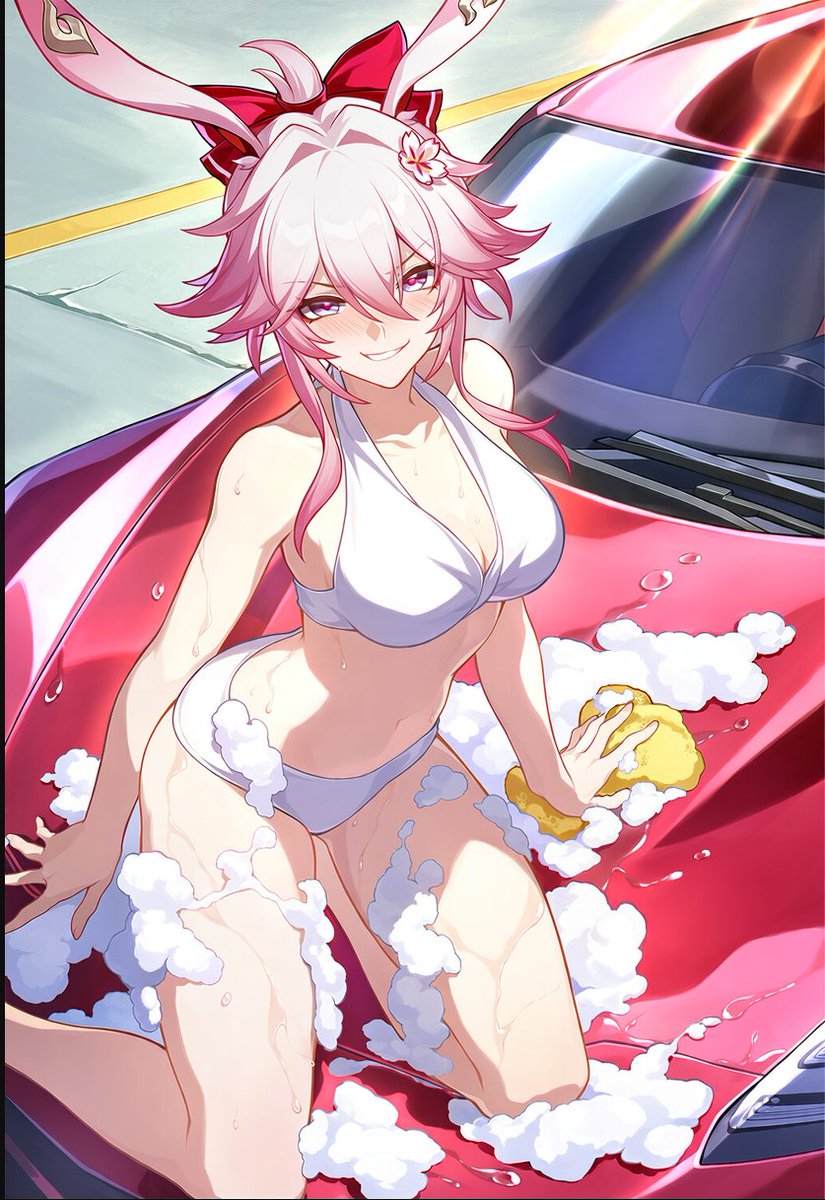 GatchaArt's tweet photo. Evanescia taking care of the sports car today 🧼💦
The rest of the gallery @AiGatchaArtNsfw https://t.co/Nb5xQ8kH81