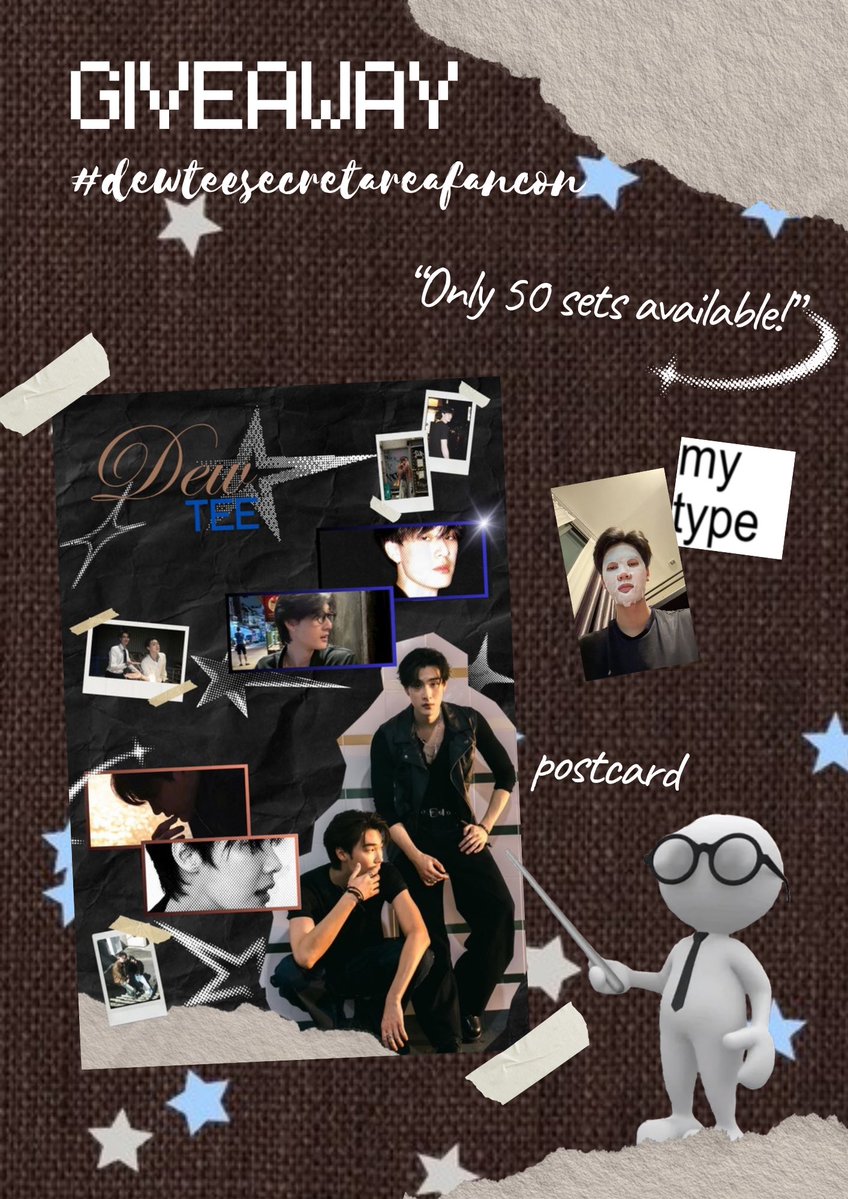 Nammon5_1's tweet photo. Giveaway for #dewteesecretareafancon 

🗓️ 7 November
📍union hall union mall

🎁 Postcard Giveaway 🎁
Only 1 design!
Limited to 50 sets only.
Once they’re gone, they’re gone! 🥹💖

⭐️ทำไปแจกแค่อย่างเดียวคับพอดีตังหมดไปกะแฟนคอนกายนิแร้ว54654มารับกันเยอะๆนะคับ💖
#Dewteefancon https://t.co/97RNlBkE7P