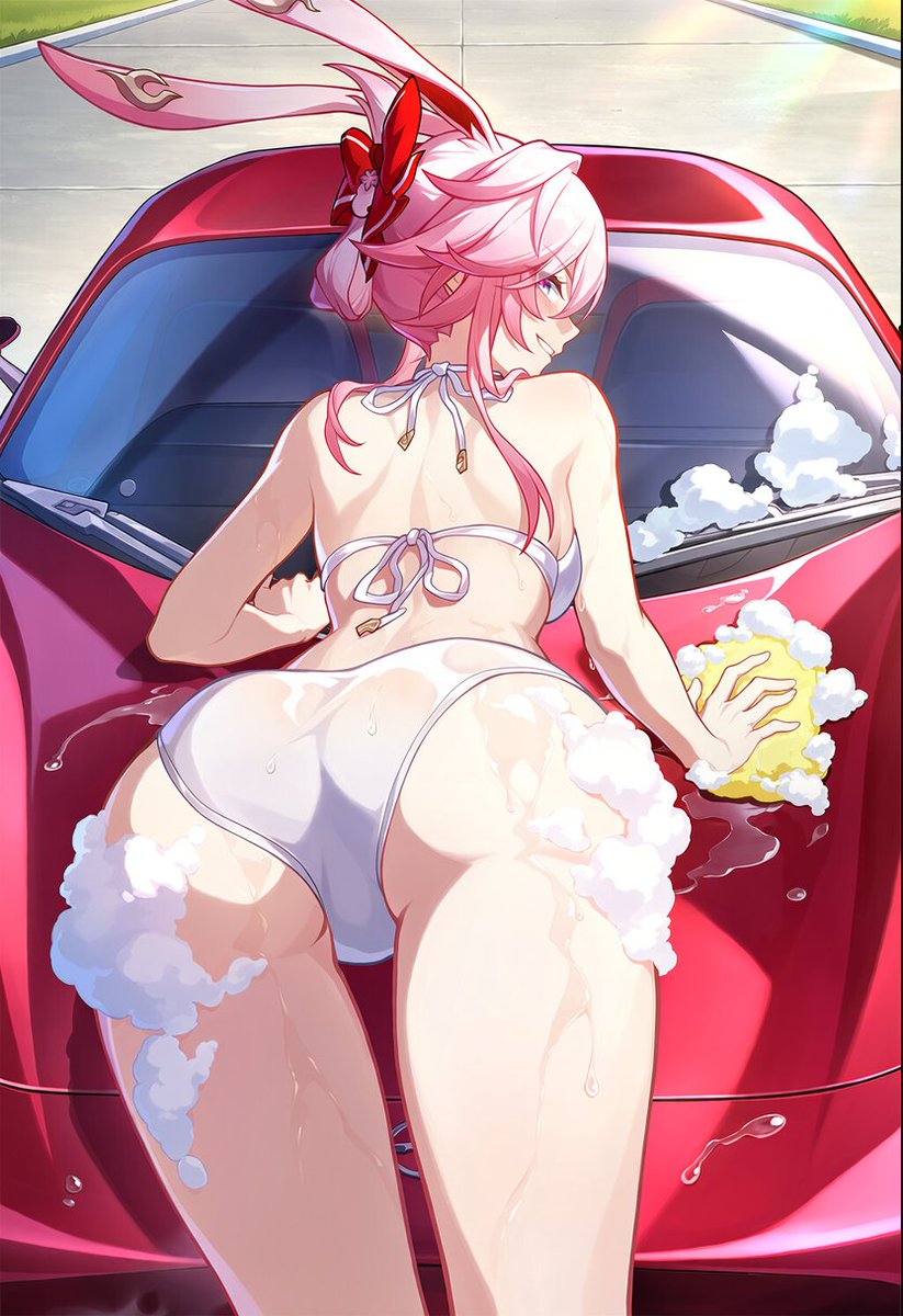 GatchaArt's tweet photo. Evanescia taking care of the sports car today 🧼💦
The rest of the gallery @AiGatchaArtNsfw https://t.co/Nb5xQ8kH81