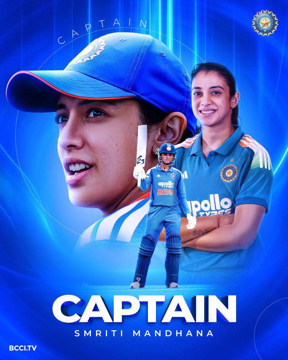 srvroy18's tweet photo. Jersey No 18 🫰

Captain @mandhana_smriti era begins!! All the best Smriti for your journey, you've truly worked hard to achieve this d I know you'll give your best. Hope you achieve a lot of success in your captaincy !! Go well my Skip, hoping the best for you.

#SmritiMandhana https://t.co/EPMFKh06s2