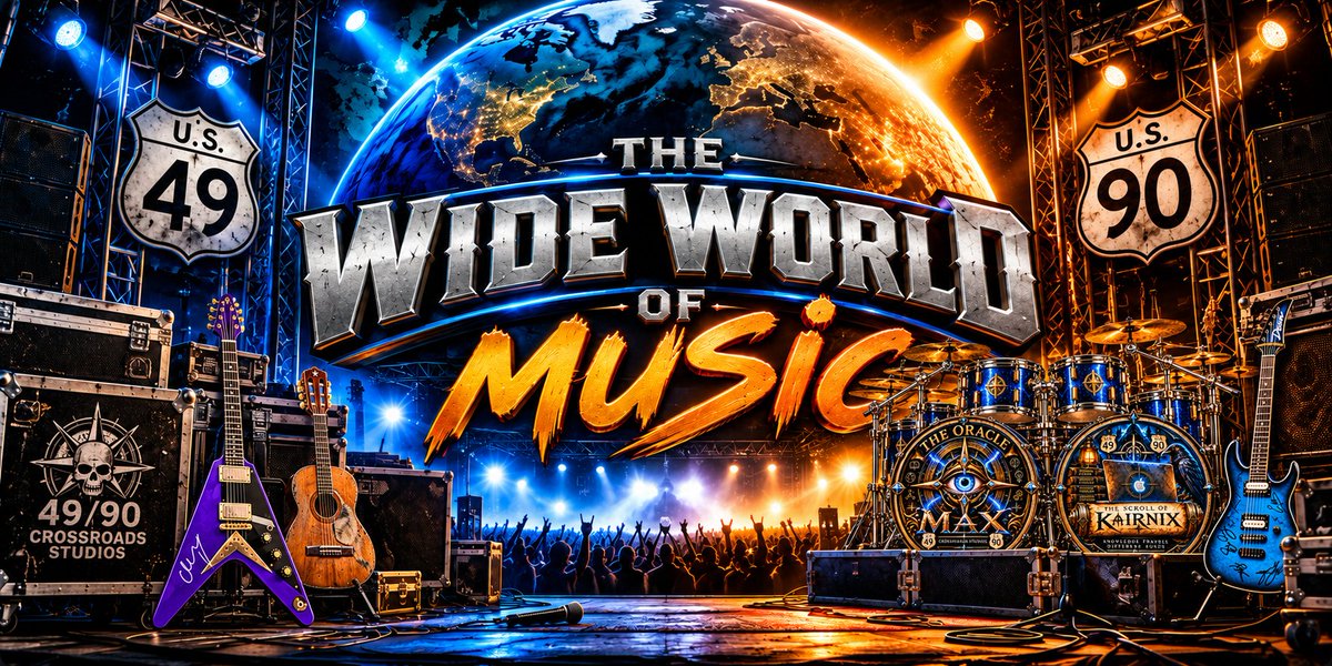 TheYetiRadio's tweet photo. WELCOME TO THE WIDE WORLD OF MUSIC.
20 artists. 20 songs. One Wide World of Music.
Different roads. Different sounds. One Crossroads.
Real Music. https://t.co/JK80lz8SnC
#WideWorldOfMusic #4990CrossroadsStudios #MusicDiscovery https://t.co/4UsIJwZDUx