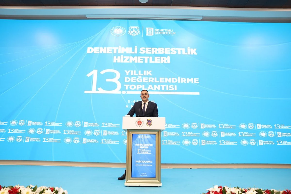 Antalya_CBS's tweet photo. DENETİMLİ SERBESTLİK HİZMETLERİ 13. DEĞERLENDİRME TOPLANTISI ANTALYA’DA BAŞLADI
@adalet_bakanlik https://t.co/ZXuMUGiGY6