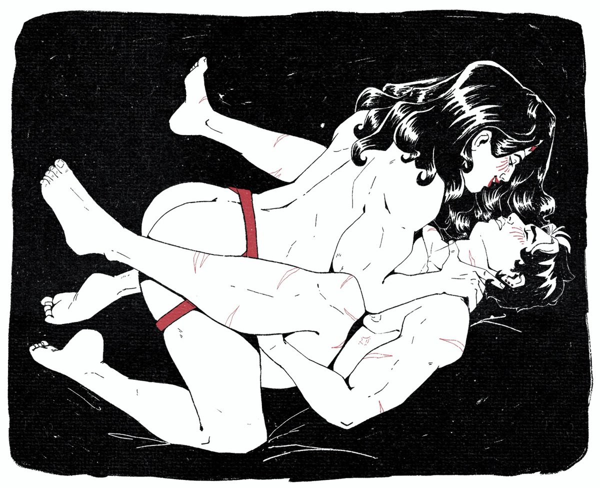 bluedillylee's tweet photo. Kinktober: Pegging
#jaydiana #jasontodd #wonderwoman #kinktober2026 https://t.co/AU8vmFCaou