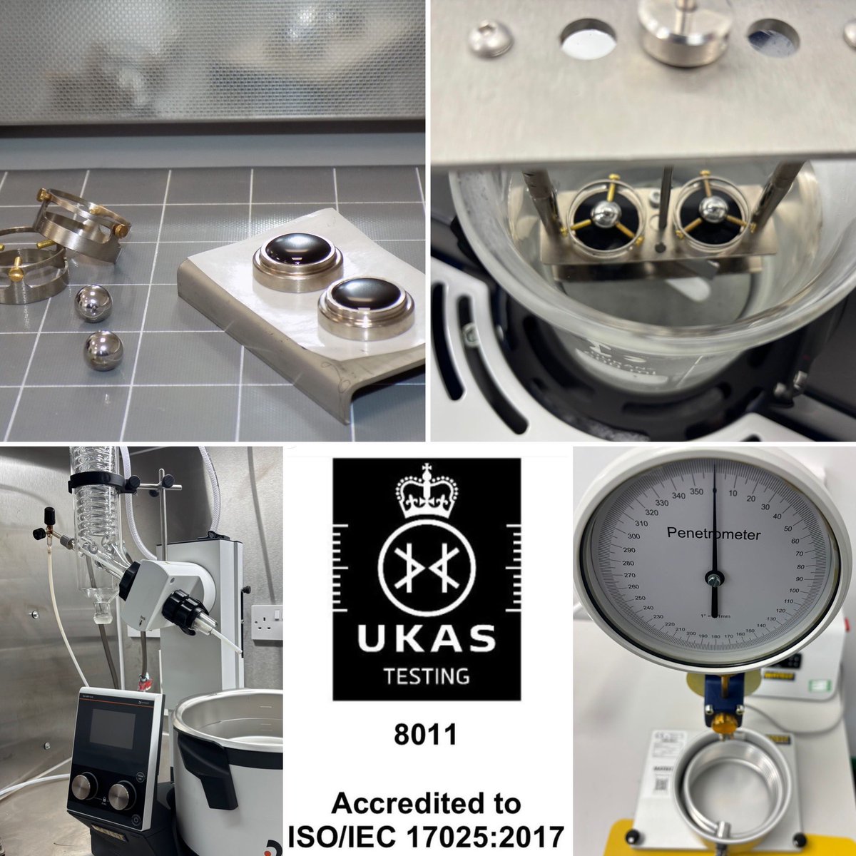 TDConstTesting's tweet photo. TD are @UKAS accredited for:

✅ Bitumen Recovery (Rotary Evaporator) - BS EN 12697-3:2013+A1:2018

✅ Needle Penetration (25 °C) - BS EN 1426:2024

✅ Softening Point (Ring & Ball method) - BS EN 1427:2015

⚫️🟢
#TD #tdct #ensuringqualityinconstruction #UKAS #8011 #testing #laboratory #site #aggregate #soil #concrete #asphalt #materialstesting #earthworks #stabilisation #pavements #roads #highways #rail #railways #structures #construction #civilengineering #socialmedia #X #bituminous #binder #Bitumen #Recovery #Penetration #SofteningPoint