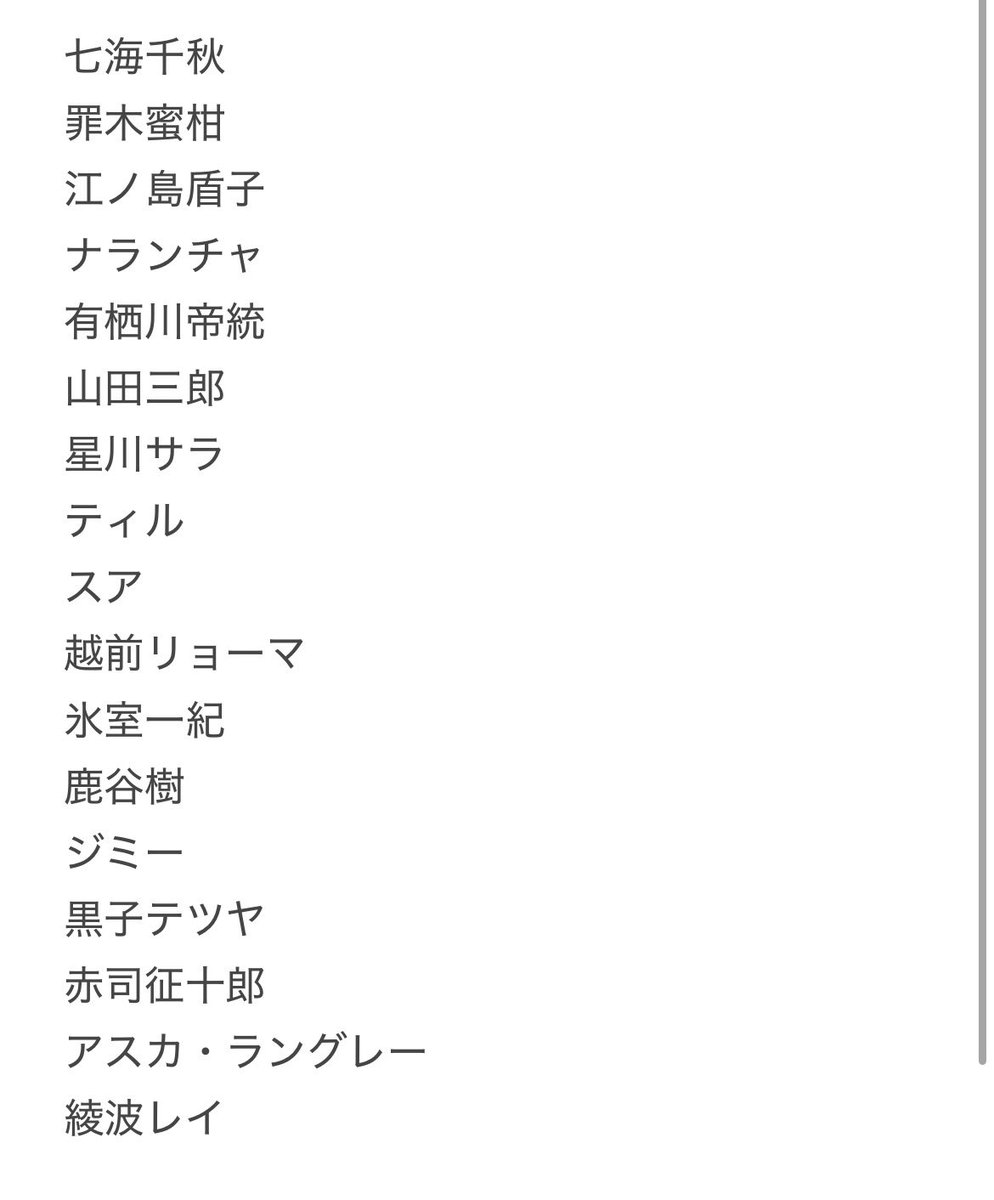 cpChu_love's tweet photo. この中の誰かがやりたいです…… https://t.co/gFYHsQbqlL
