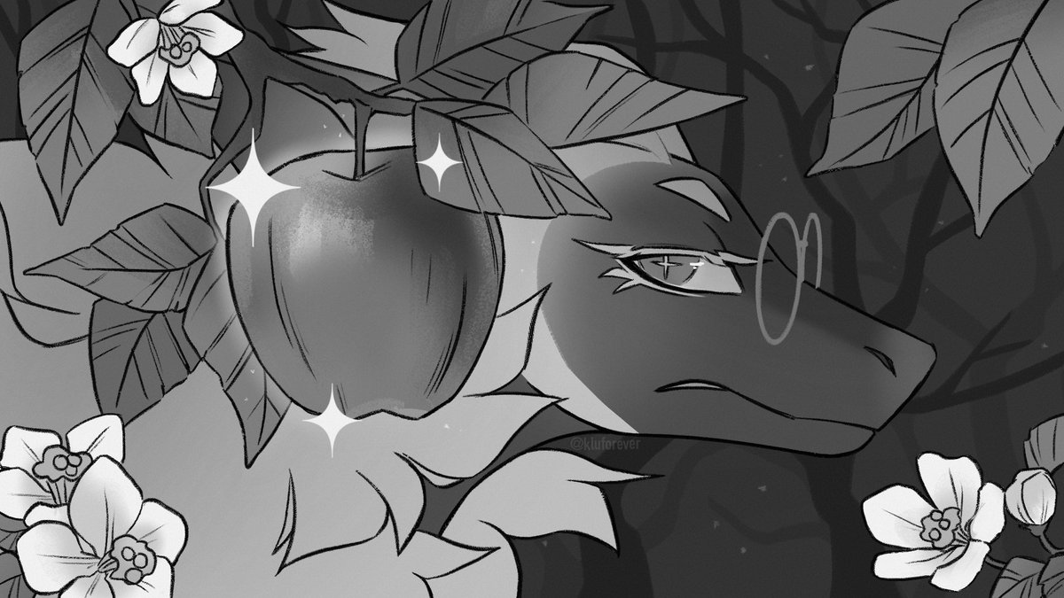 KluForever's tweet photo. Day 1. Apple (Inktober 2026)  

Alongside drawing orders, I’ll be participating in Inktober!  The format and quality of the work may be different Today I’ll post a sketch from the first day! 

#inktober #inktober2026 #inktoberapple #dragon https://t.co/4djisSudxU