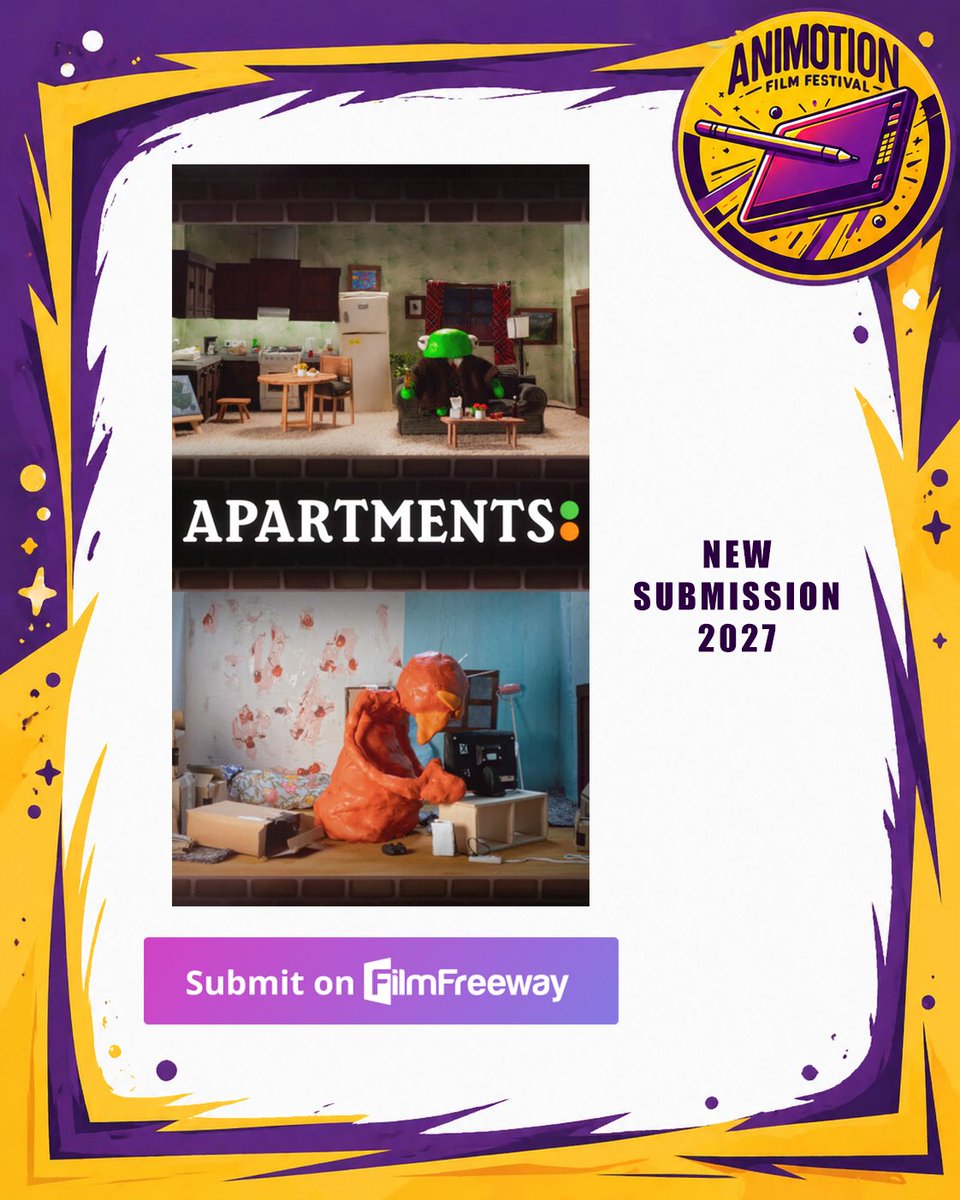 animotionfest's tweet photo. OPEN CALL! https://t.co/vzR2r1iRmk #2danimation #3danimation #stopmotion #shortfilm #featurefilm #cartoon #filmfestival #redcarpet #festival #animatedshort #cinema #film #opencall #animation #comic #comics #anime #animotionfilmfest #script https://t.co/ezHCZHtrjU