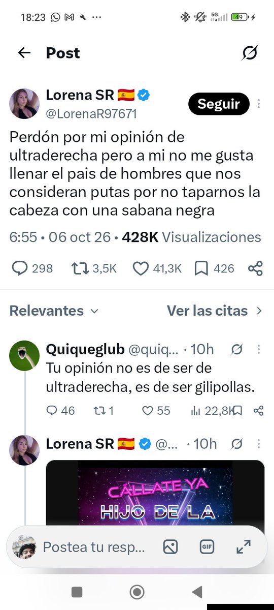 cesarillog's tweet photo. Le iba a responder pero luego he visto el check azul. Y no me refiero al taparse la cabeza. https://t.co/NxGQRpW3Xn