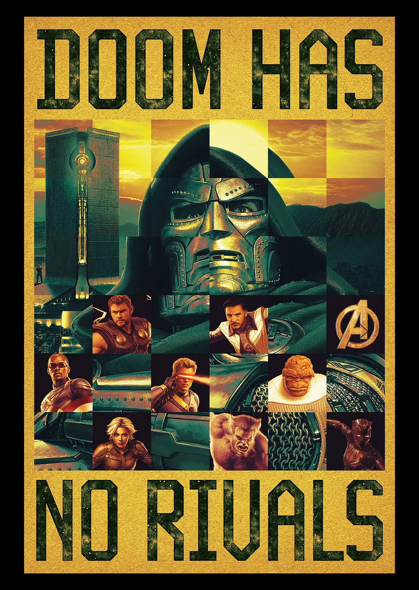 DoomArchive's tweet photo. New promo art for Avengers: Doomsday https://t.co/2su0MnweuC