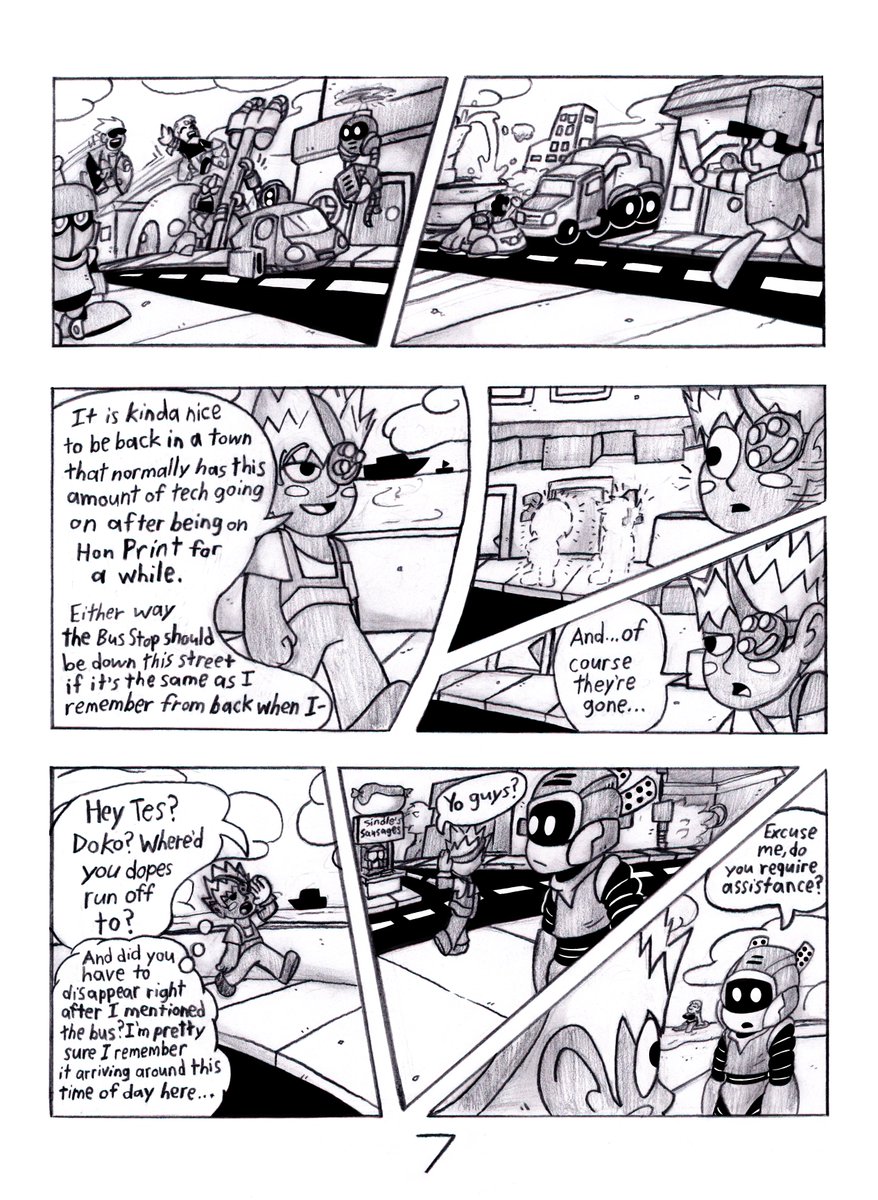 edward18517's tweet photo. Dreamscape 15: Rust Speckled Trails Page 7
Page 6: https://t.co/bJeJpEdMnk
Gallery: https://t.co/oXEwDlYSVe
Patreon: https://t.co/wVW0U3RabI
#art #artmoots #comic #webcomic #cartoon #anime #manga #lol #cute #robot #hero #adventure #island #cool #scifi #future #mechanical https://t.co/NoqkZUFoyQ