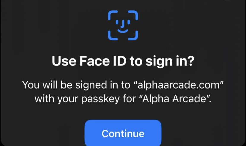 alphaarcade's tweet photo. We are SO exited to announce:

Sign in with Google, Apple, or Face ID. 

Trade without wallets, seed phrases, or extensions.

We now abstract away the blockchain completely so the account stays yours, and the experience stays simple. https://t.co/TAG0cg5smV