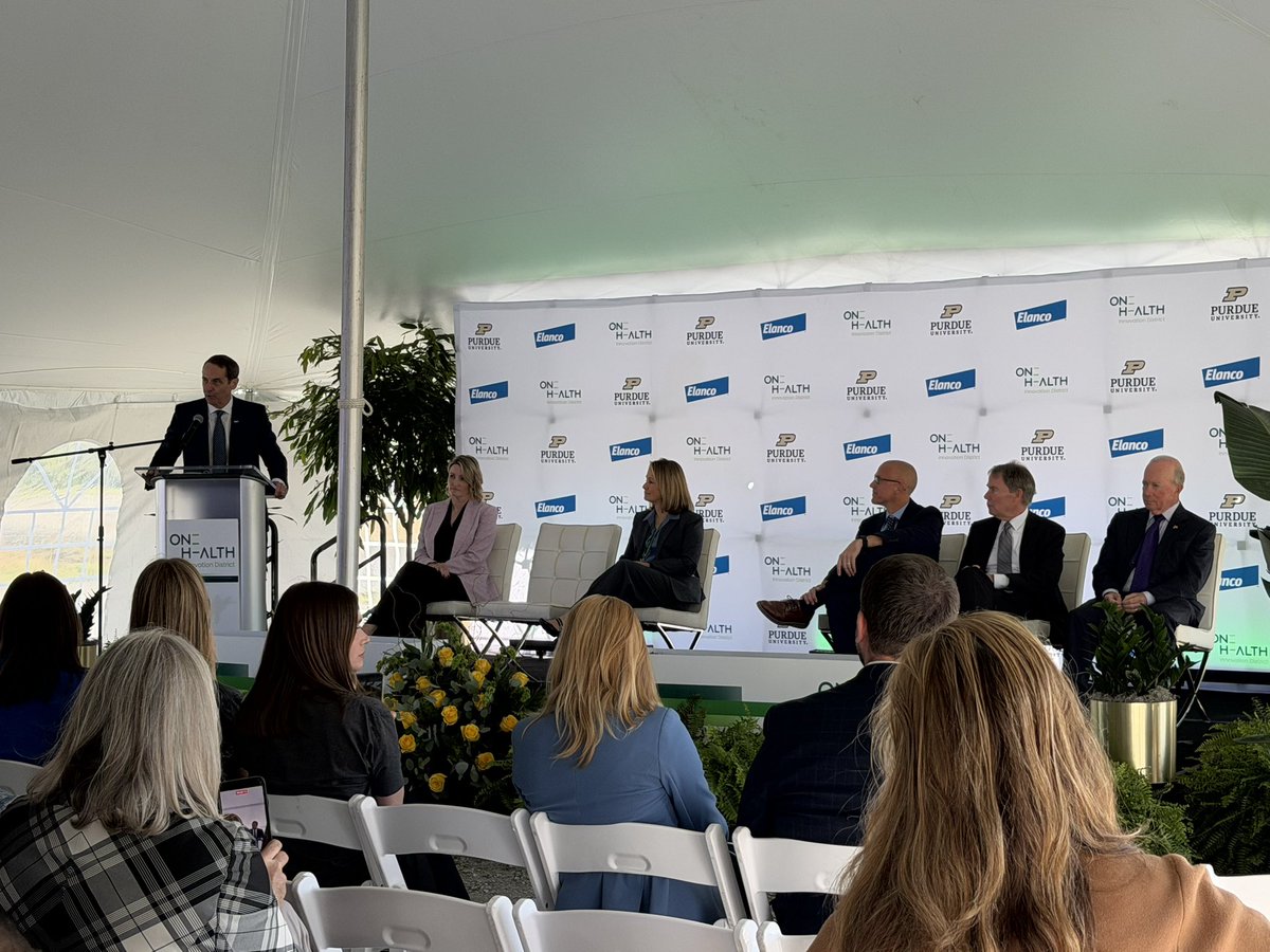 BRNAgNews_Erin's tweet photo. Such a great morning spent in downtown Indianapolis @Elanco @PurdueAg @LifeAtPurdue at the new One Health Research Institute site!
Full story coming up later today @brownfield #agnews #OnTheGround https://t.co/AzkWF6YXj0