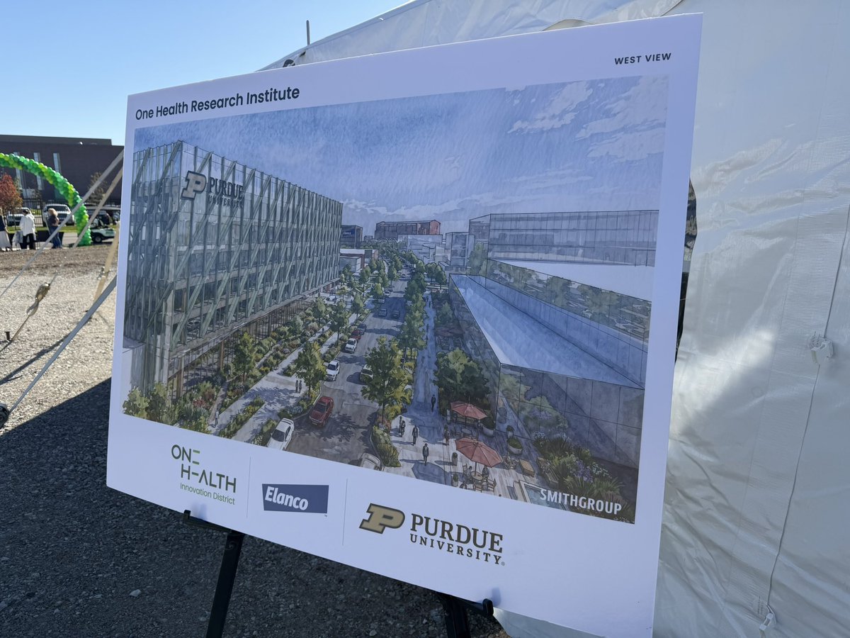 BRNAgNews_Erin's tweet photo. Such a great morning spent in downtown Indianapolis @Elanco @PurdueAg @LifeAtPurdue at the new One Health Research Institute site!
Full story coming up later today @brownfield #agnews #OnTheGround https://t.co/AzkWF6YXj0