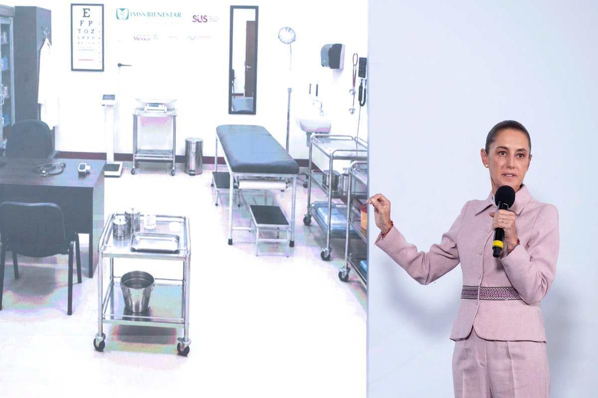 daniel_ser's tweet photo. 🧑🏻‍⚕️La salud es un derecho, no un privilegio. Y cuando los gobiernos compartimos esa convicción, la transformación llega más lejos.🤝🏼

Nuestra Presidenta, la Dra. @Claudiashein, anunció en su conferencia que en enero comenzará la apertura de 12 mil 750 consultorios del Sistema Universal de Salud, bajo un principio fundamental: cero rechazo, sin importar la derechohabiencia de las personas.🗣️🏥

Es la misma visión que defendemos en Cuautitlán Izcalli. Con nuestras clínicas Tu Derecho a la Salud hemos otorgado ya 35 mil 758 atenciones gratuitas, acercando servicios médicos a quienes antes tenían que elegir entre atender su salud o cuidar su bolsillo.

A esto, el Gobierno de México le suma Salud Casa por Casa, que a nivel nacional ya supera los 27 millones de consultas domiciliarias gratuitas.

Con nuestra Presidenta avanzamos hacia un país donde la salud se garantiza como lo que siempre debió ser: un derecho para todas y todos.🌟

#Salud #ConferenciaCS #Transformación