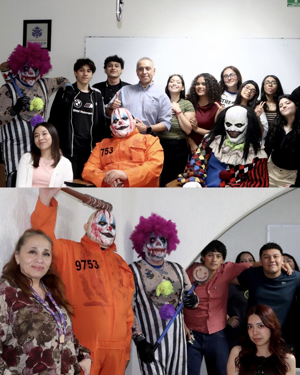 UNIVDEP's tweet photo. ¡Los monstruos también llegaron a nuestra comunidad de Licenciaturas y Normal 15 de Mayo! 👻

Una visita llena de terror, diversión y muchas sorpresas. 🎃🕸️

#UNIVDEP #UBS #Licenciaturas #SixFlags #FestivalDelTerror #Halloween #ComunidadUBS https://t.co/Mm2ybTYPuF