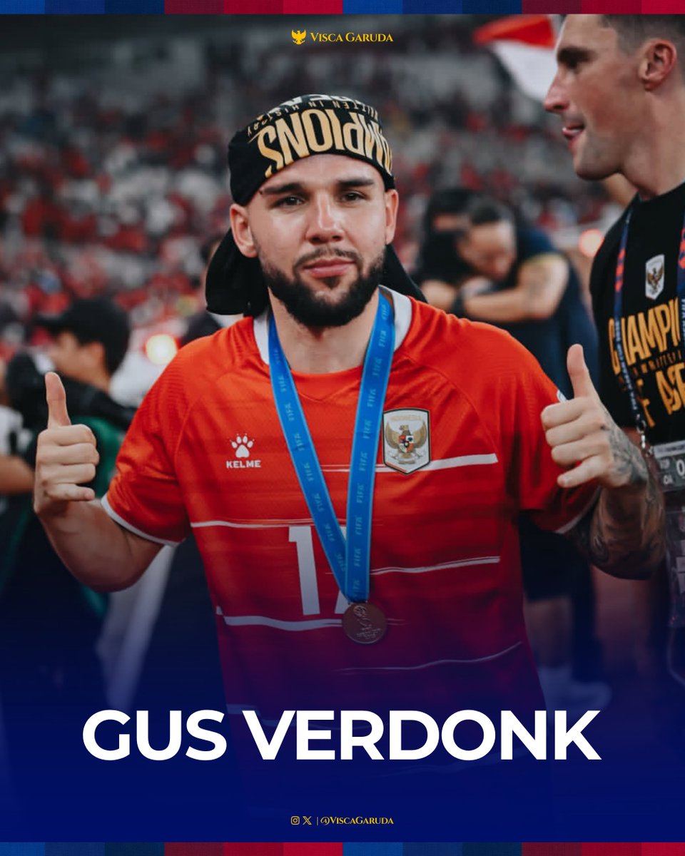 ViscaGaruda's tweet photo. Dateng - latihan - main bagus - ngeplak pala vickery - ke panti asuhan - bawa timnas juara - pulang - menghilang.

Gus Verdonk! 🤙🏻 https://t.co/6AdTVbNdtF