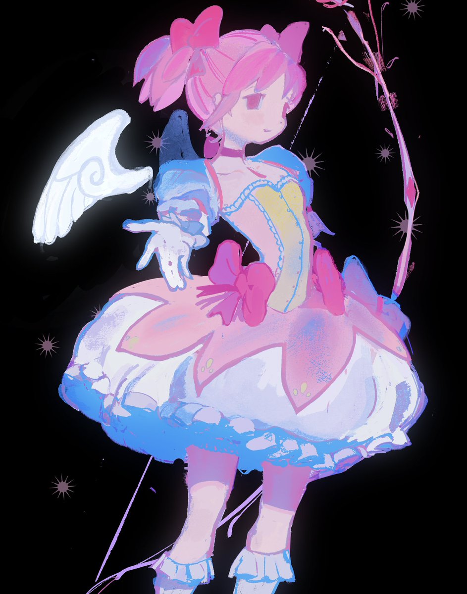 bigskycastle's tweet photo. did a redraw of my very first madoka https://t.co/oSmtufjXbX