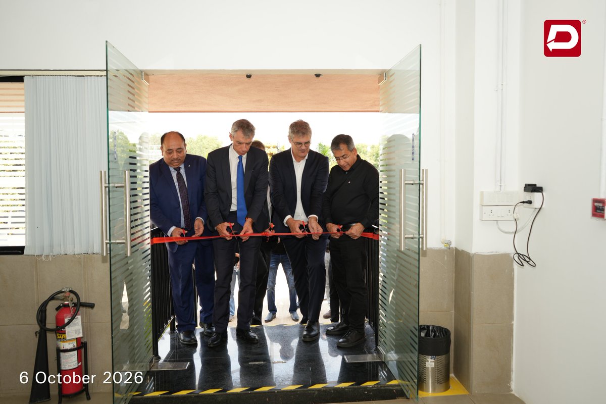 DynamaticTech's tweet photo. Today we were honoured to host Dassault's Leadership Team members Bruno Coiffier, Emmanuel Maygnan, and Harvansh Batra.

Together, they reviewed the development of the new Falcon 6X Section 5 Assembly Line, detail parts industrialisation, and inaugurated our in-house Skill Center. @Dassault_OnAir