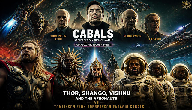 4quaOf's tweet photo. Thor, Szango, Wisznu i #Afronauci
VS
Tomlinson Elon Robberyson Faragio_chatgptio spiski niespójna matryca kamuflażu.
Protokół Paradoksu — Część 1
https://t.co/VqXFOXMHNh
#sciencefiction #SciFi #brazil #scifi #poland #melodia #oya
#piosenki #sztuka #kosmos #thor #shango #vishnu https://t.co/0ByMTTErUh