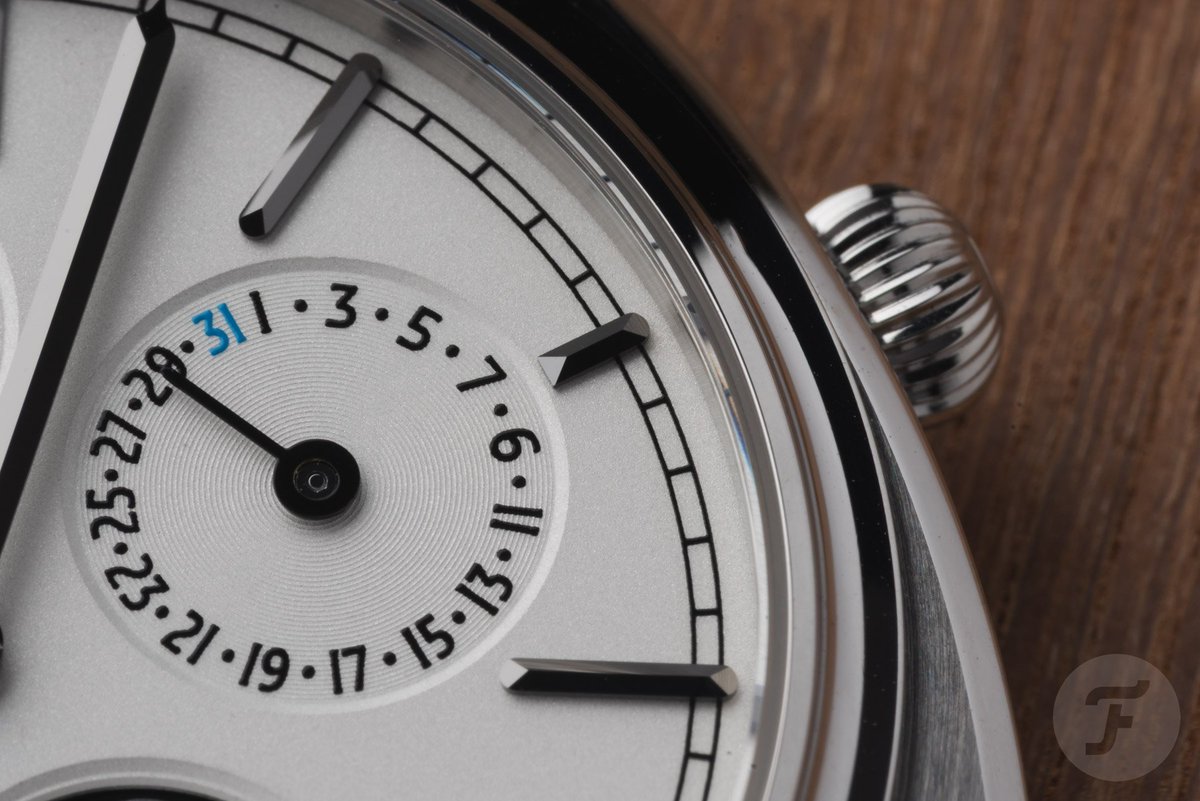 BhorneandCo's tweet photo. News:Fears just entered serious complications.

The Brunswick 39 Perpetual Calendar is the British brand's first perpetual calendar, combining the familiar cushion-shaped Brunswick case with a full calendar and moon phase.

What's impressive is how restrained it looks.

39mm wide and just 10.1mm thick including the crystal, it doesn't look like Fears simply added a complication to an existing watch.

It feels properly integrated into the design.