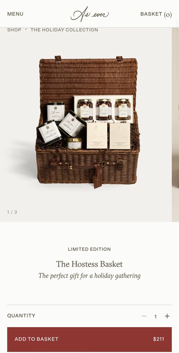 unreMARKLEble's tweet photo. Out of her mind. The wicker baskets filled with random mid #asever products range from $211 (£159) to $259 (£195) which is RIDICULOUS. You can literally make a FAR better one with less expensive, better quality products for under $50. Rip. Off. #MeghanMarkle #MeghanIsTheProblem https://t.co/QeiRP92jjd