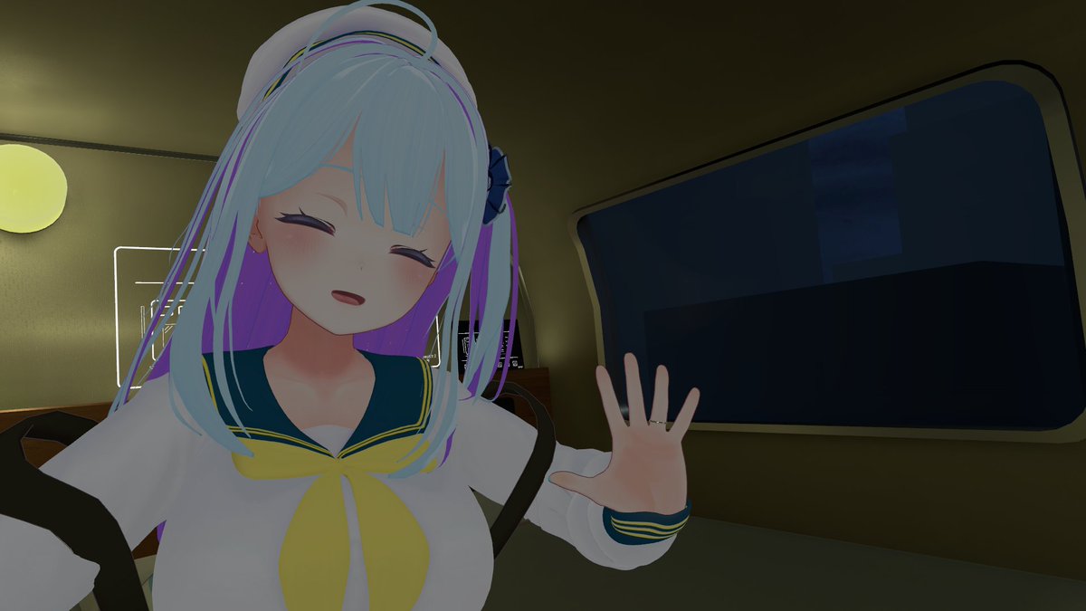 NANASHINO_VR's tweet photo. 思いの外この前あげた動画の再生数が伸びててついテンションが上がって夜更かししちゃったけど寝ます！

おやすみなさい！！

#VRChat https://t.co/VIoRPkqHfV