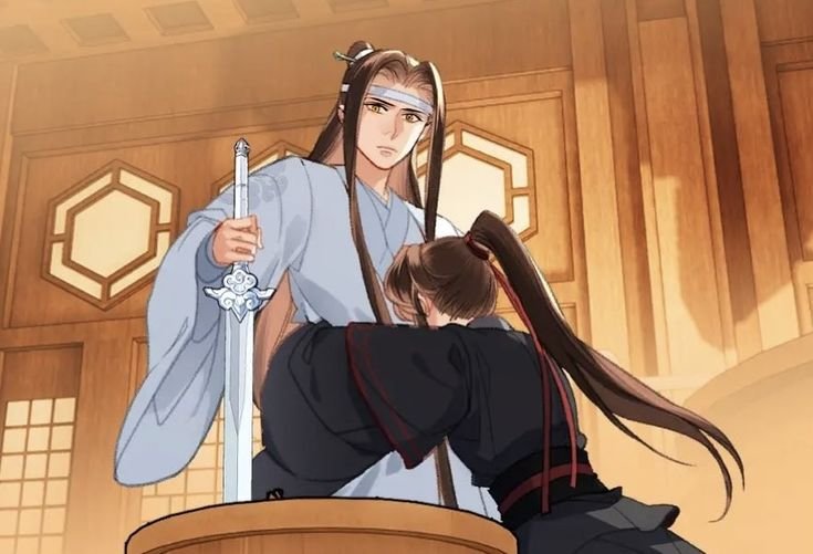 korposaka's tweet photo. I love how submissive Wei Ying seems to his husband 🤍 https://t.co/yQhhPRPBi4