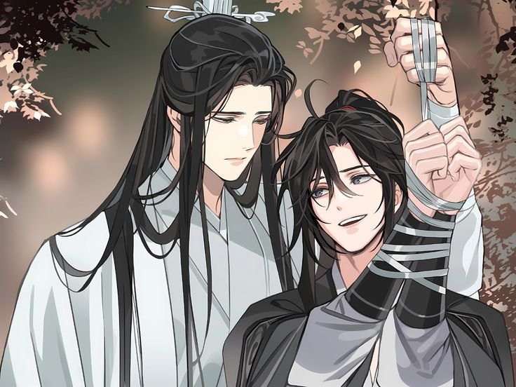 korposaka's tweet photo. I love how submissive Wei Ying seems to his husband 🤍 https://t.co/yQhhPRPBi4