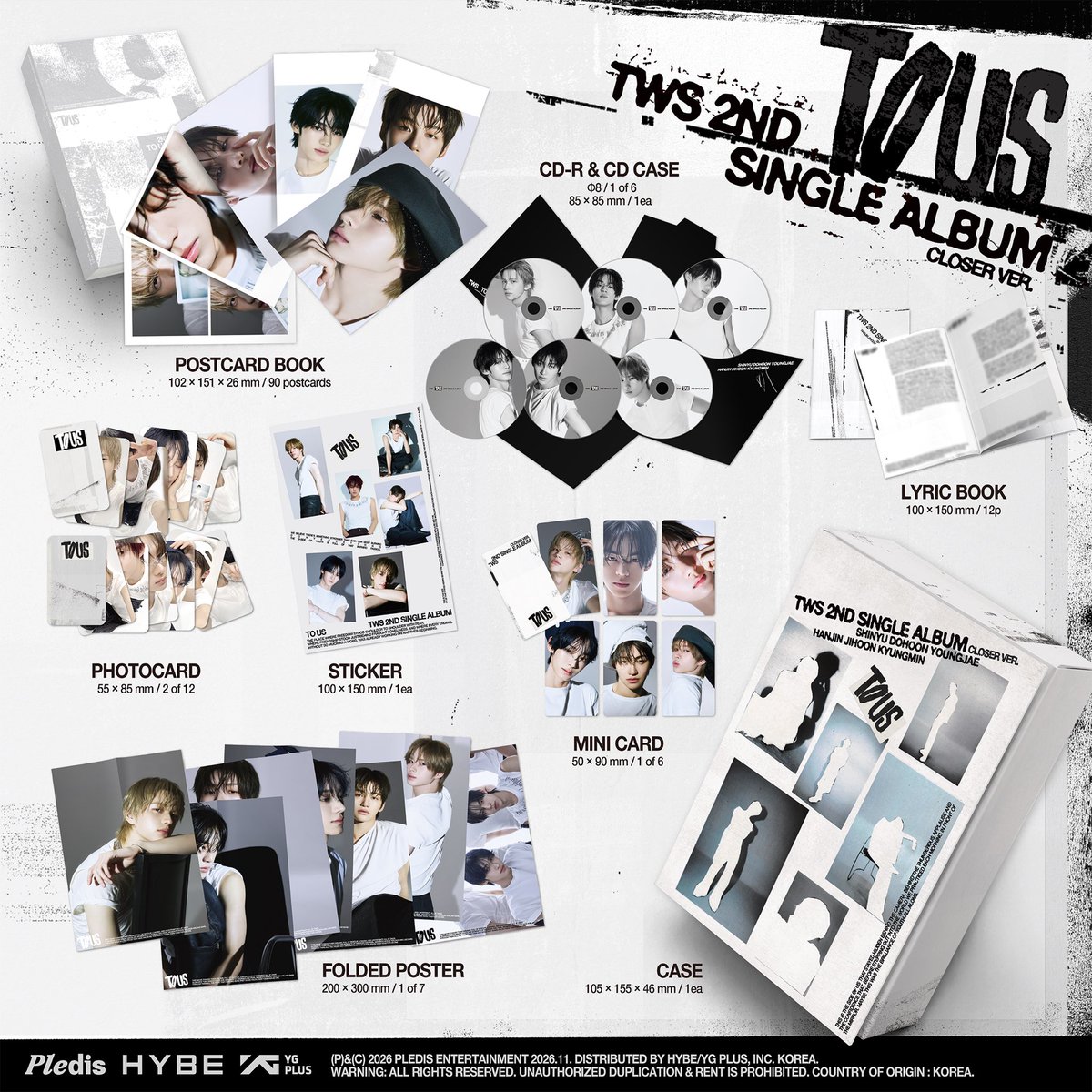 pllnx247's tweet photo. ประกาศ TWS 2nd Single Album “#TO_US”
เวอร์ชันหลัก จำนวน 3 แบบ
— Closer ver.
— Beyond ver.
— Everglow ver.
เวอร์ชัน weverse จำนวน 1 แบบ https://t.co/W5YYh6oBHG