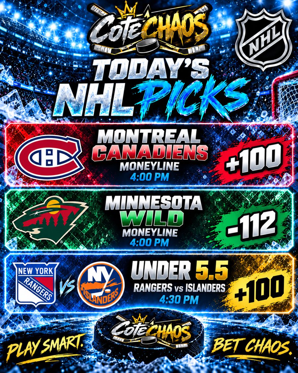 CoteChaos's tweet photo. NHL Picks 
Tuesday October 6th
#NHL #NHLBetting #Gambling𝕏 https://t.co/lGbgesbsV9