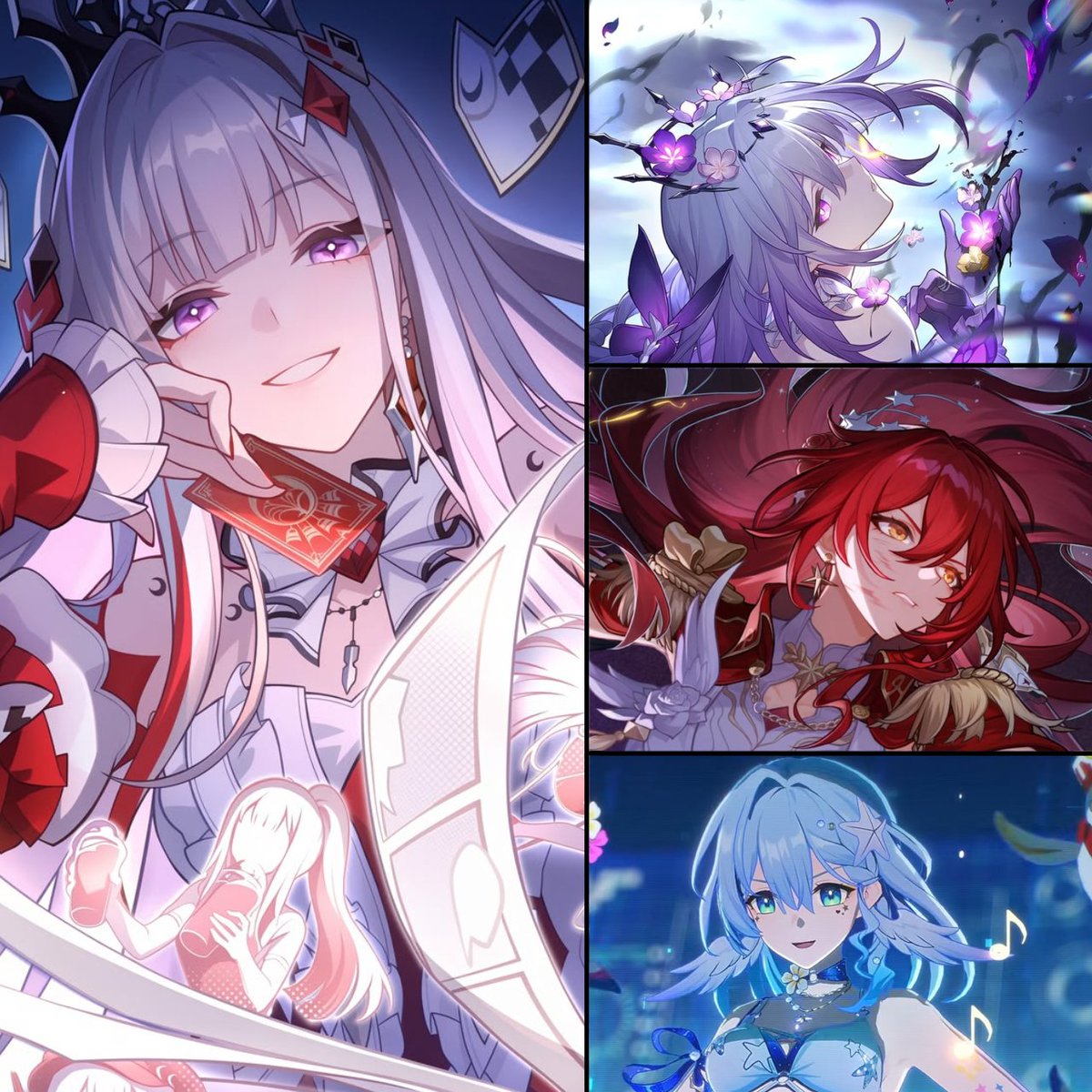 The_Hawaw's tweet photo. 🚨 HSR BANNER LEAKS - 4.7 🚨

—First Half:

- Aeon ★ Aha, Quantum Elation (staying for the whole patch) 

- Silver Wolf 999 / Sparxie / Yao Guang rerun ♻️

—Second Half:

- Himeko Nova / Castorice / Robin Summeretto rerun ♻️ 

Sources : 偽物  (STC) https://t.co/LiqqidY1ZA