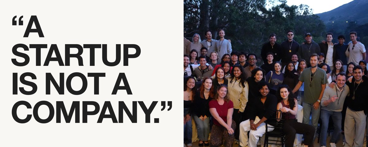 A Startup Is Not a Company