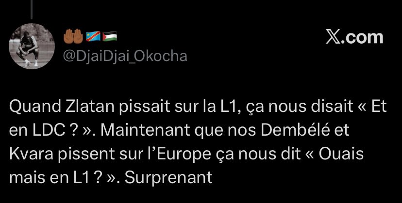 roni_shadow's tweet photo. C’est le tweet le plus réel que j’ai vu vous êtes juste hypocrite enfaite depuis que le PSG gagne des ldc parce que avant c’est pas ce que vous disiez 😂😂😂😂😂 https://t.co/KFBq3FNWUa