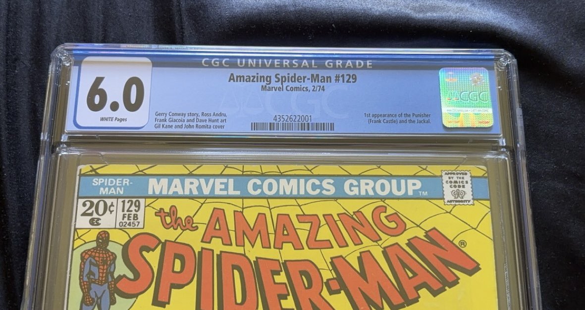 HBizzle252's tweet photo. Amazing Spider-Man #129 1st appearance of The Punisher π₯π₯π₯ $1300 shipped! This one is priced to move as you can see from the last 3 sold! #ASM129 #1stPunisher π₯π₯π https://t.co/lcss6FUFXP