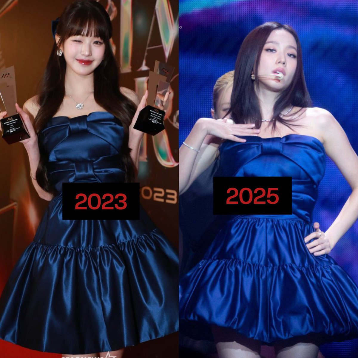 IVEIVE21's tweet photo. Padahal jelas2 wonyoung yg pakai outfit nya duluan, tapi emg apa yg mau diharepin dari fandom penipu kyk gitu

Cuman gara2 wy ikut acara Dior aja langsung merasa terancam segitunya 🫪 https://t.co/w1ADmQi4Xh