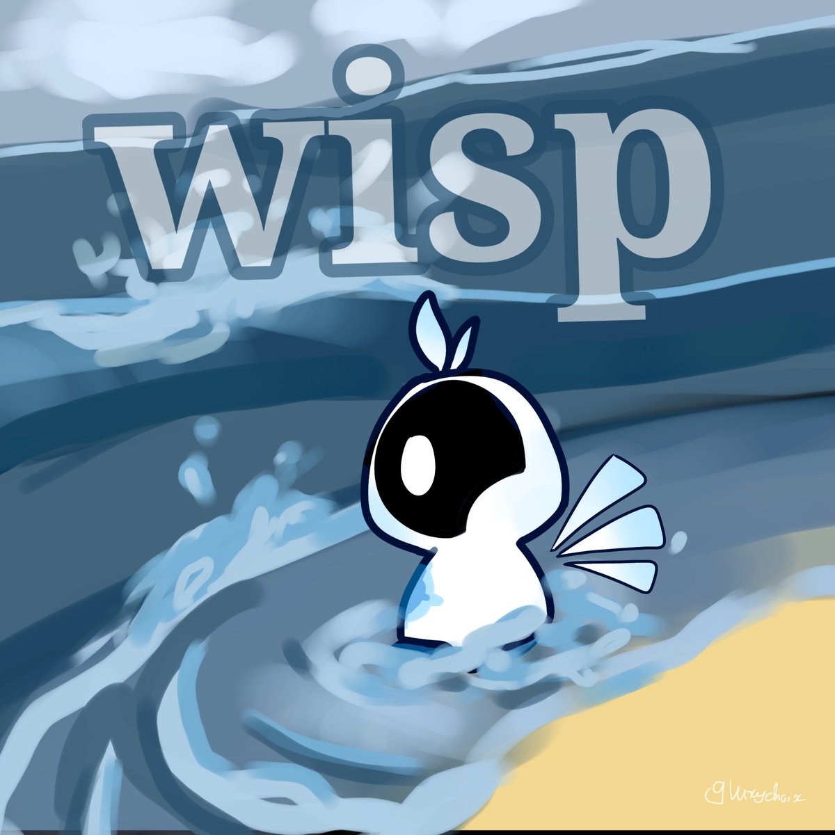 Luxychoix's tweet photo. Wisp//filler art// he look so dumb so it doesnt give the vide. #venti #meme #art #viral https://t.co/Jn2FcqgUKV