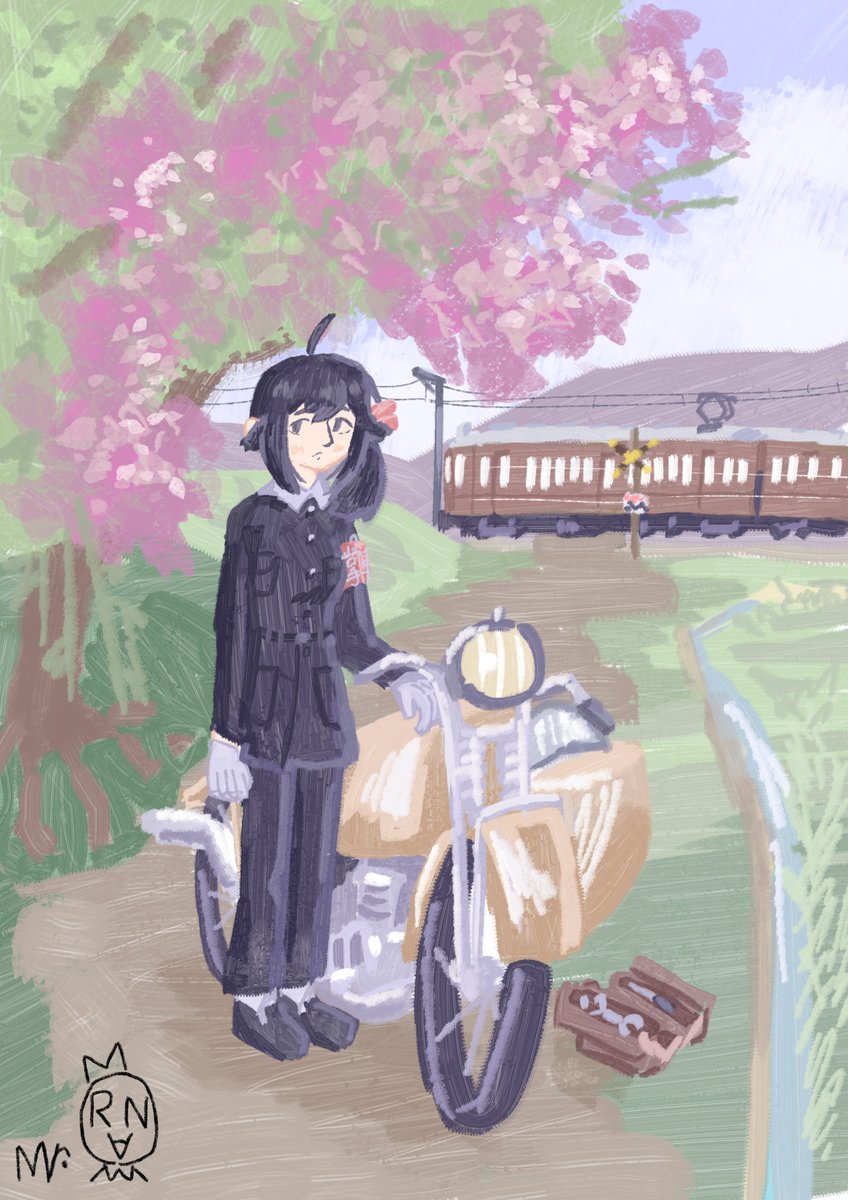 mr_roman345's tweet photo. 旅の途中
#創作 #OC https://t.co/fp5HbfpzjK