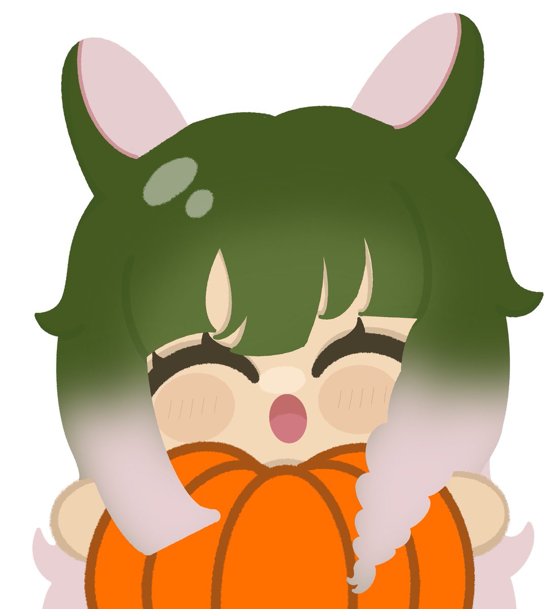 RoseilaMatcha's tweet photo. 🎃 What’s one thing you’re excited for this month?? 

I’m excited for the cooling temps and to FINALLY start streaming!! 🐰✨

Art by @/Meliinlive ☺️ https://t.co/GrVYEy3ZXb