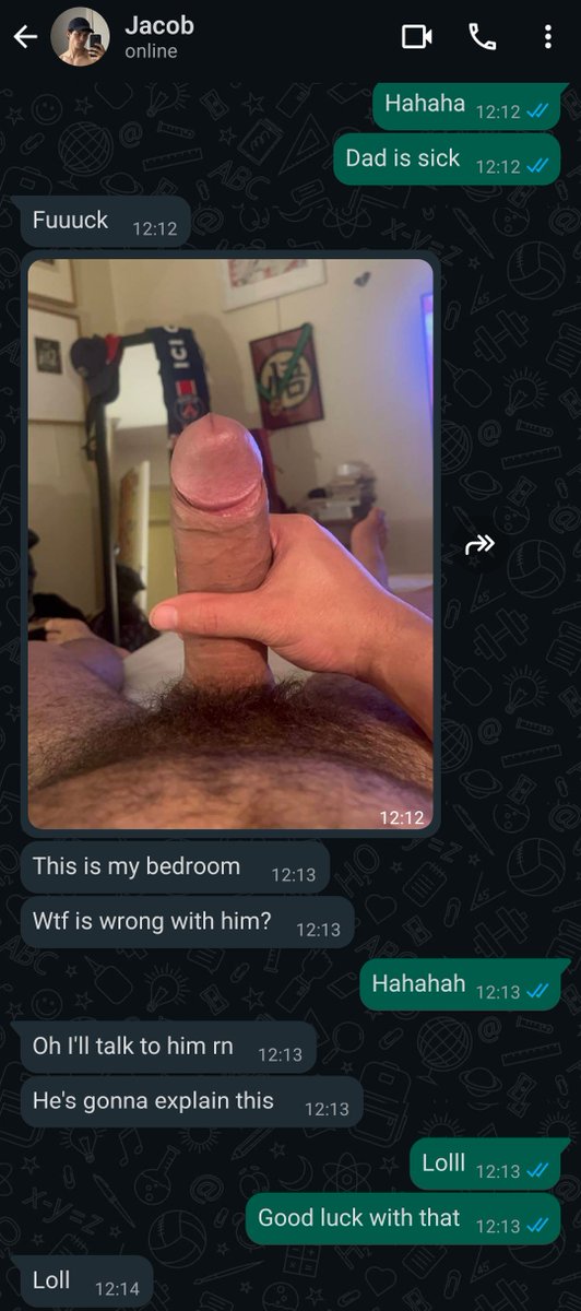 freemaleworld's tweet photo. Dad should have checked the phone more thoroughly before passing it on https://t.co/typfKMZ2uR