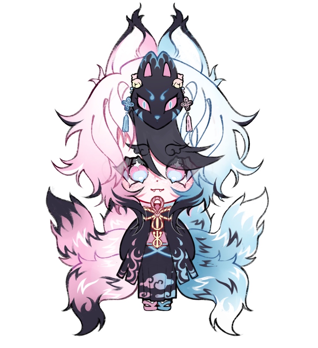 codenamepsyduck's tweet photo. These designs are being resold and were made by @M_w_t_h
The fox is 20usd w commercial
both the pink and purple adopts are each 20usd without commercial.
A paypal invoice will be made for those who purchase. https://t.co/aX0GCDh8Y1