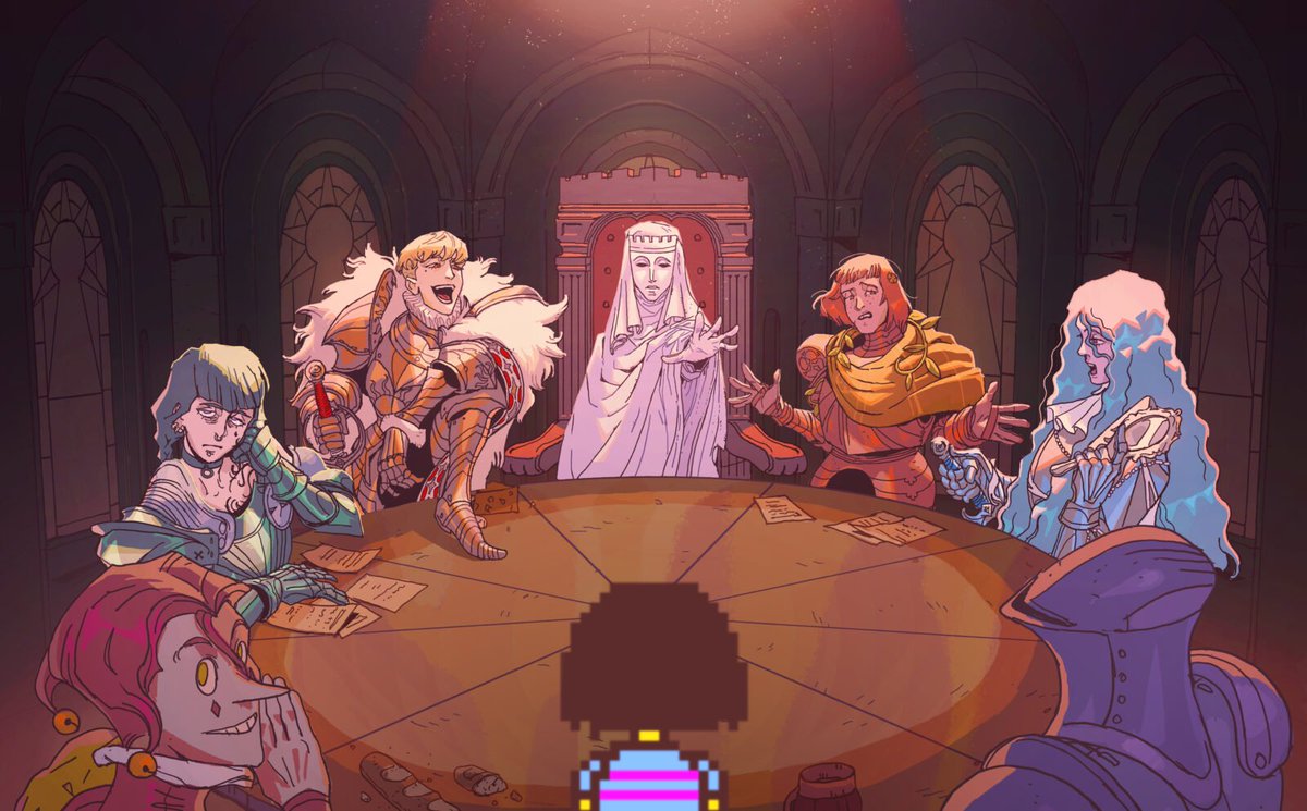 Random_Frisk's tweet photo. *(Become a member of the Sovereign's Round Table?)
❤️Yes         No https://t.co/BOjMVGC5hY