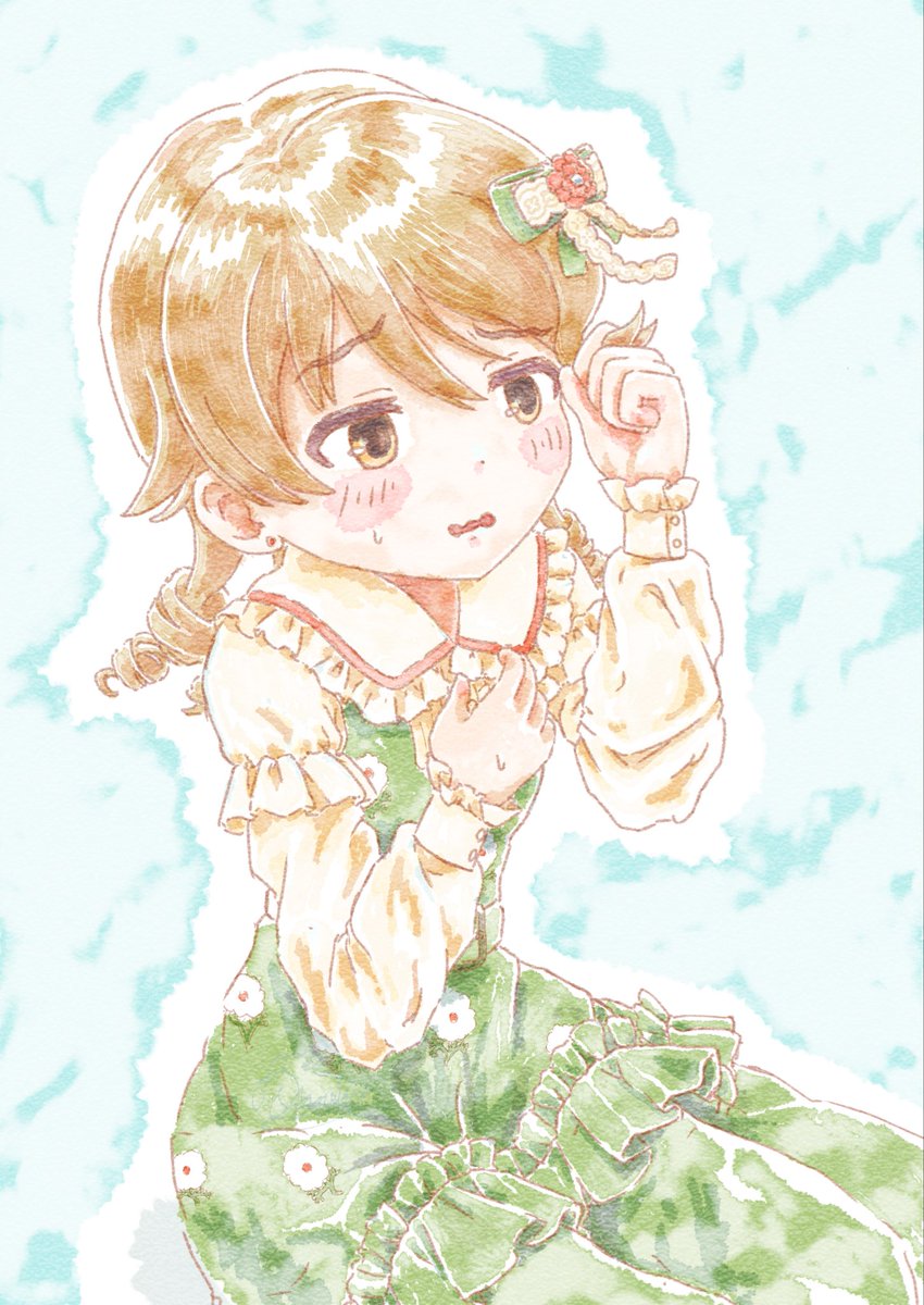 735576634765p's tweet photo. 水彩ブラシ試しくぼ https://t.co/BGBLyeKyO3