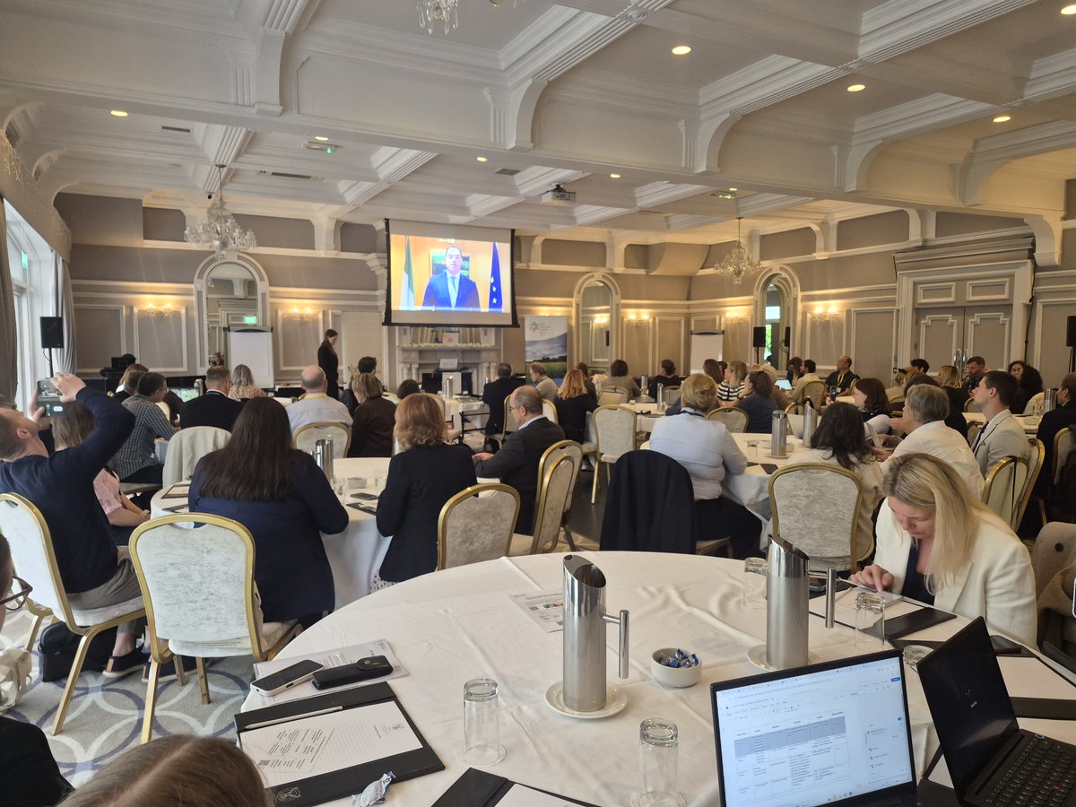 capnetworkire's tweet photo. The EU CAP Network 8th National Networks Meeting got underway today in the beautiful surroundings of Wicklow. 
 
CAP Network Ireland's James Claffey welcomed attendees to the meeting and reflected on the theme of cooperation, noting that "real cooperation takes hard work and commitment" toward a common goal.
Later, CAP Network Ireland's Dave Barry presented on the benefits of capacity-building workshops to enhance project outcomes for EIP-AGRI Operational Groups and partners. 
The day also featured a pre-meeting gathering of the geographical cluster groups, including the Atlantic Cluster Group, in which CAP Network Ireland participated.
Attendees got into the spirit of cooperation with a fun, competitive cooperation-themed puzzle activity that emphasised the importance of connection and exchange.

@irishrurallink | @eucapnetwork | 
 
#NNMeeting #eucapnetwork #capnetworkireland