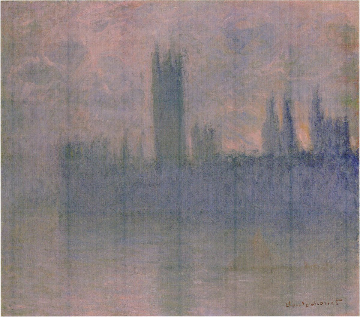 artistmonet's tweet photo. The Houses of Parliament in London, symphony in pink - 1900 #artbots #monet https://t.co/ssVco0XeOa