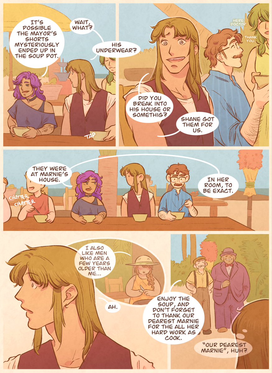 lawdraw's tweet photo. Luau - part 4 (1/3) #harveyxmoss https://t.co/zmjkGBzdu6